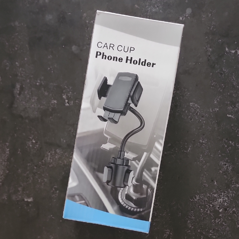 Universal Black Car Cup Phone Holder